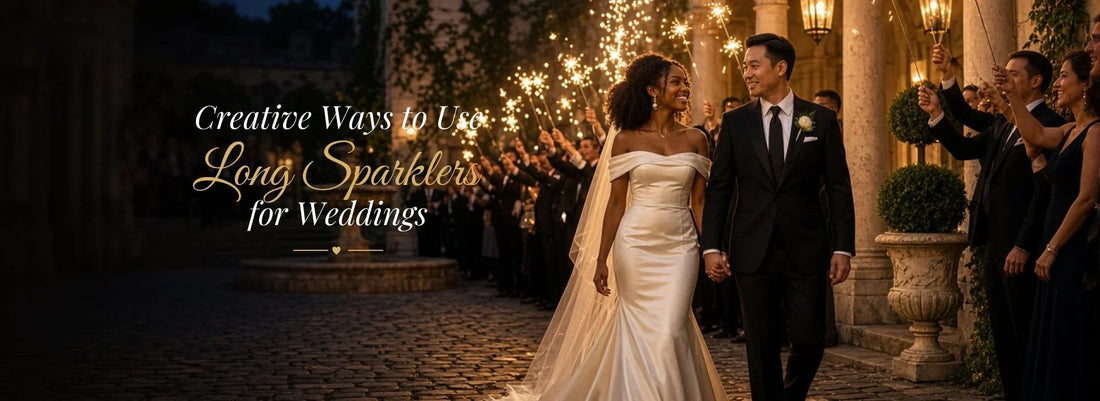 Creative Ways to Use Long Sparklers for Weddings