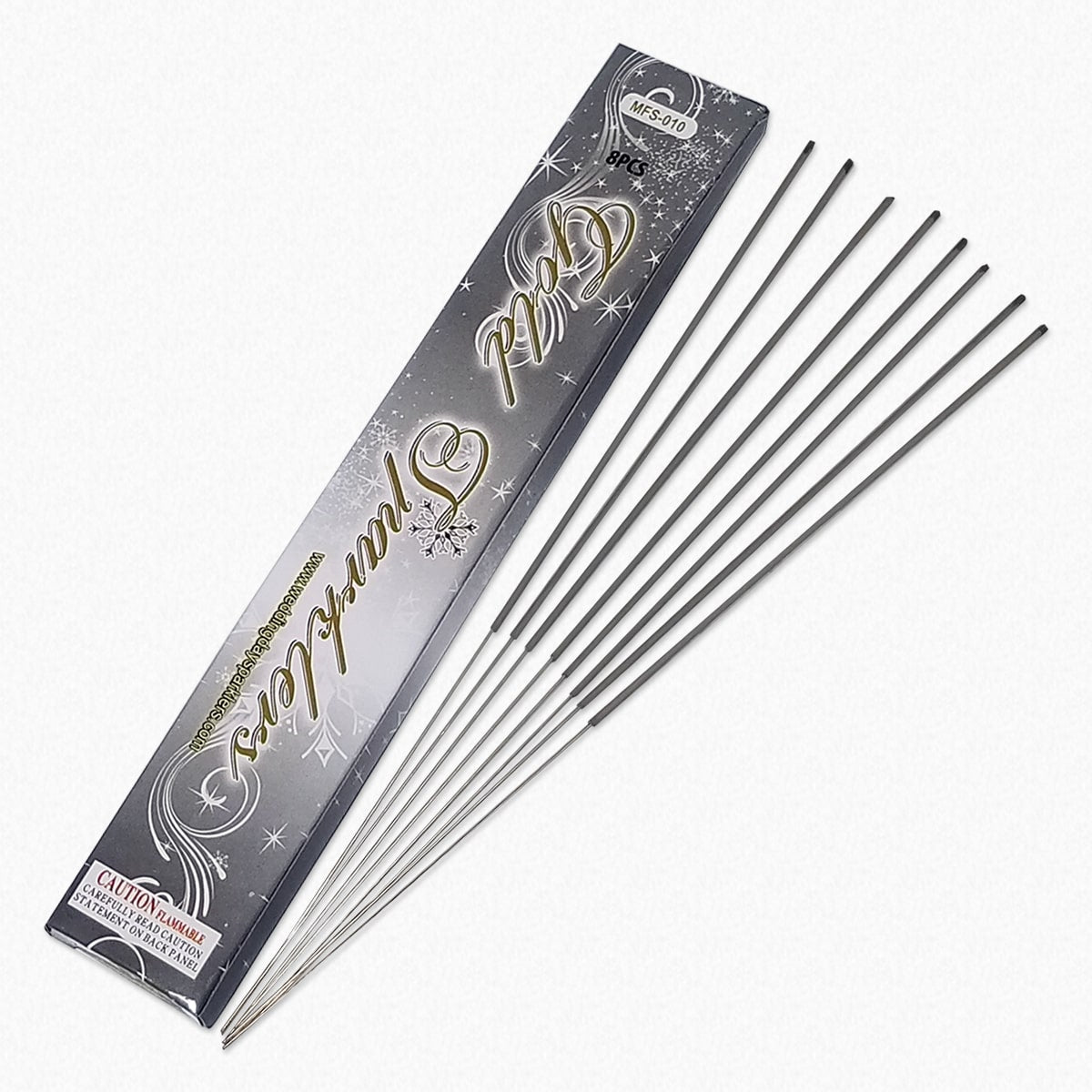 10-inch gold wedding sparklers