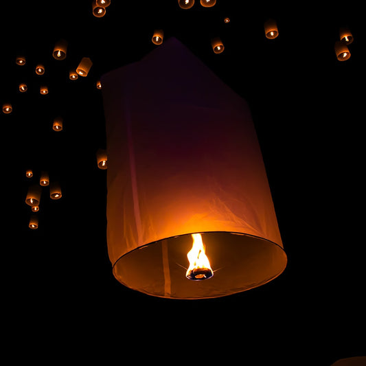 White Sky Lanterns