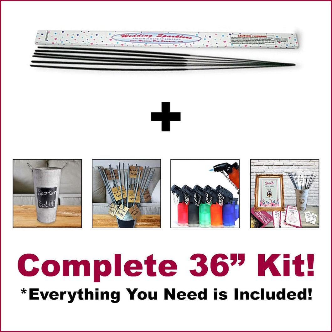 36 Inch Sparkler Kits – Complete Package